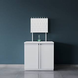 Мойка лабораторная химическая ЛК-900 СМС-ПВ (900х600х900) (кол-во раковин - 1)